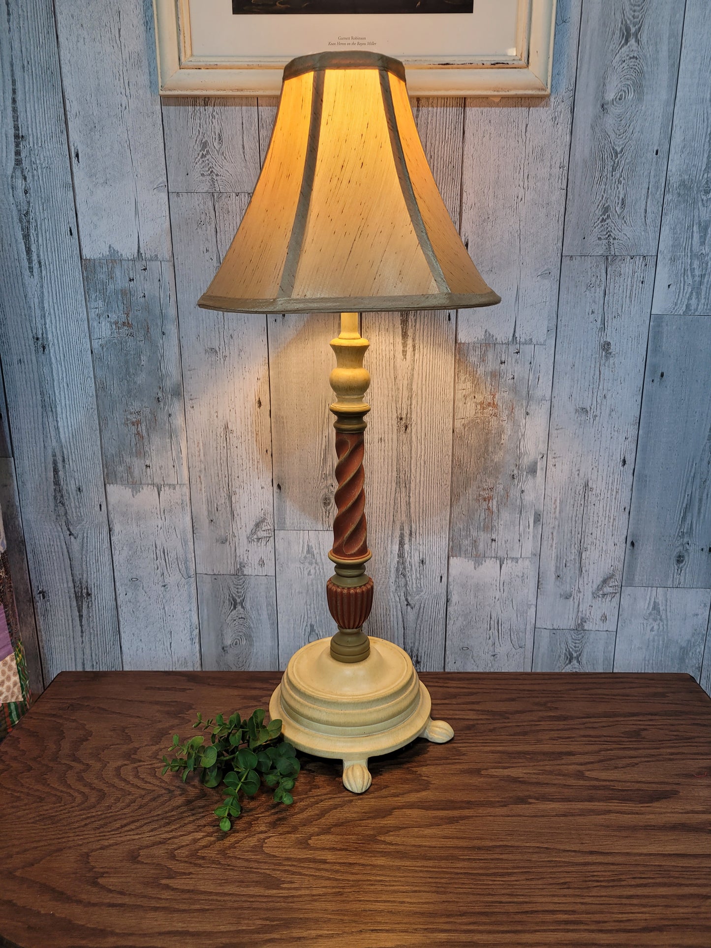 Vintage Candlestick Lamp