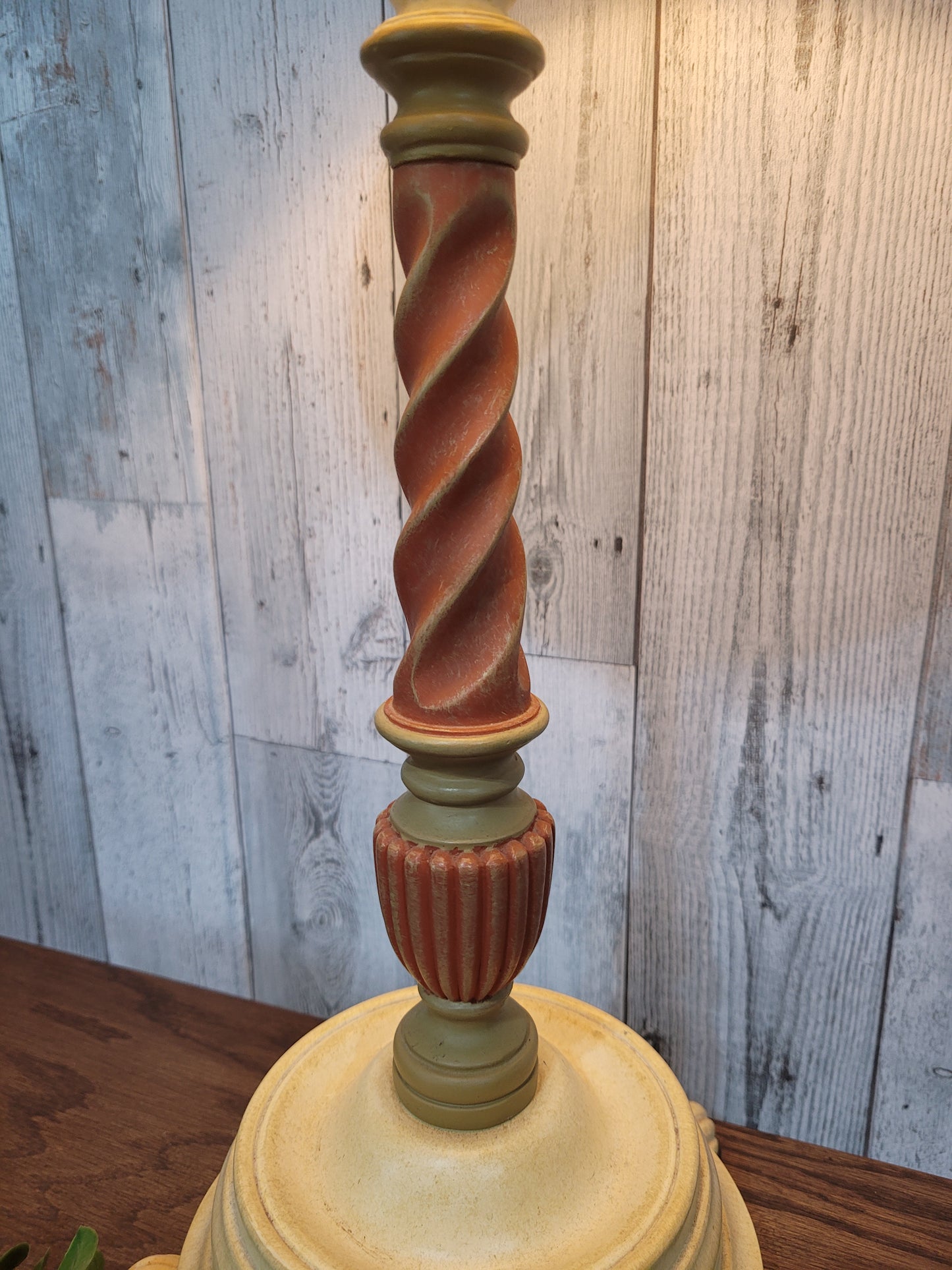 Vintage Candlestick Lamp