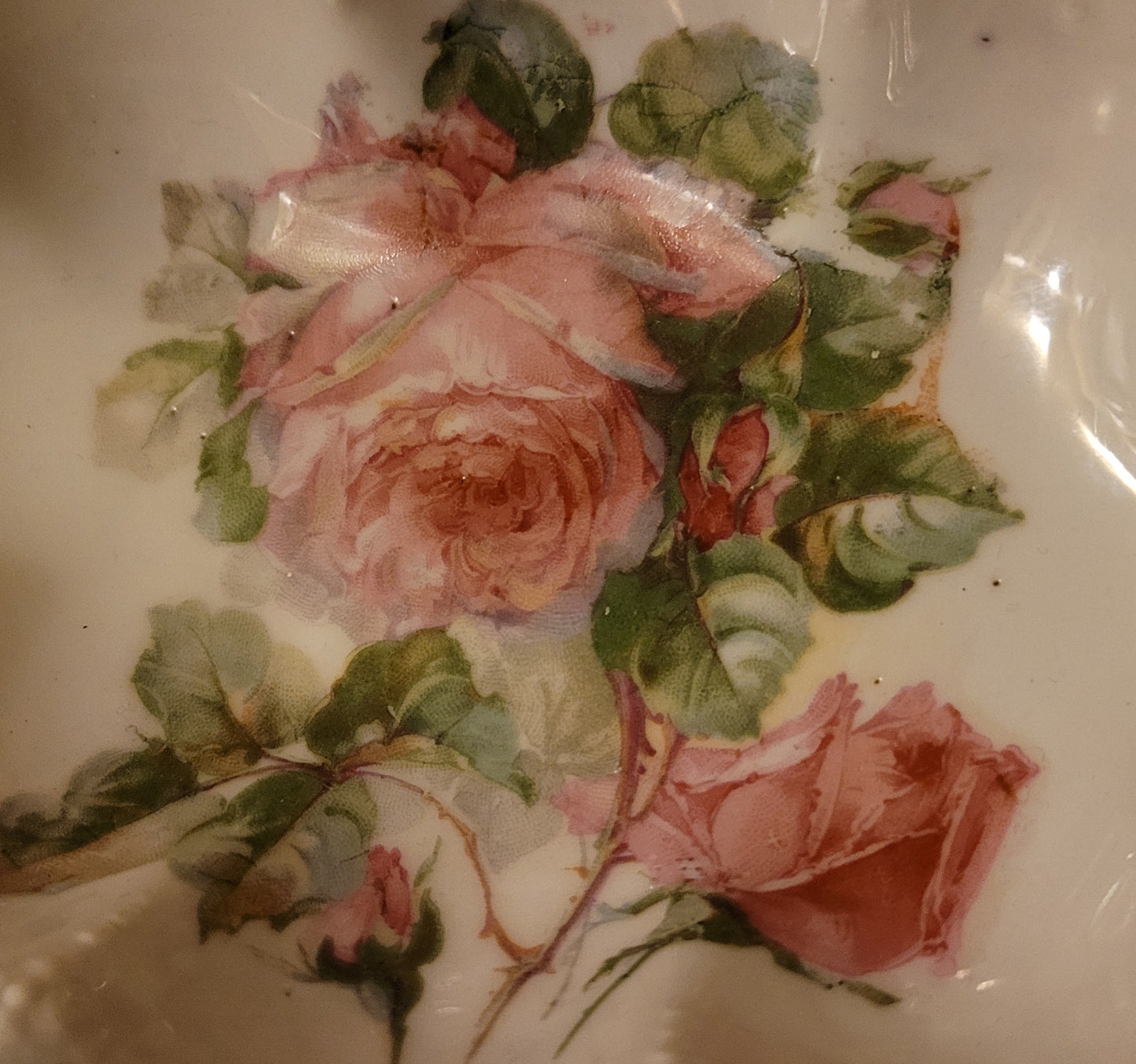 Vintage Leuchtenburg Iridescent Porcelain Bowl