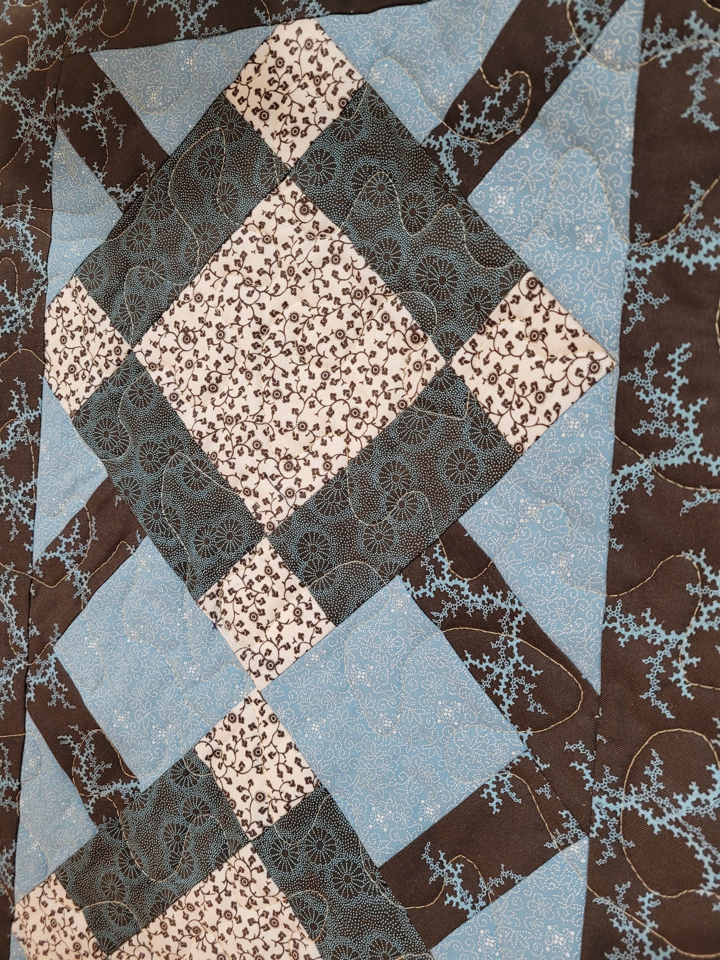 Smoky Blues Wall Hanger / Table Runner