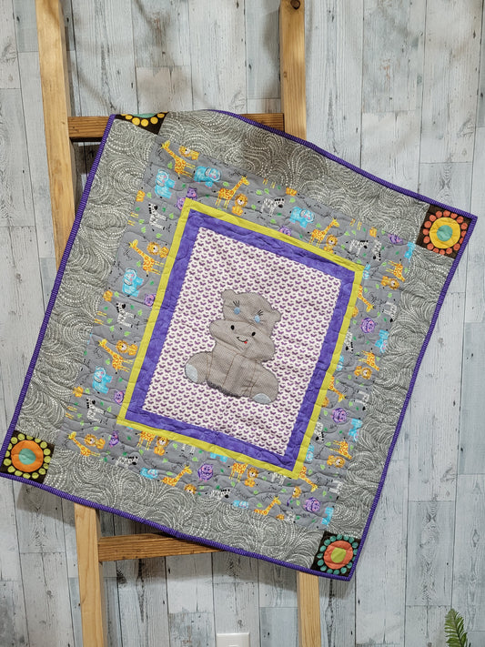 Hippo Baby Quilt