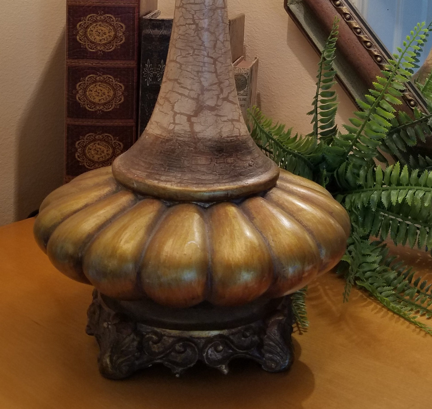 Vintage Hand Painted Lamp