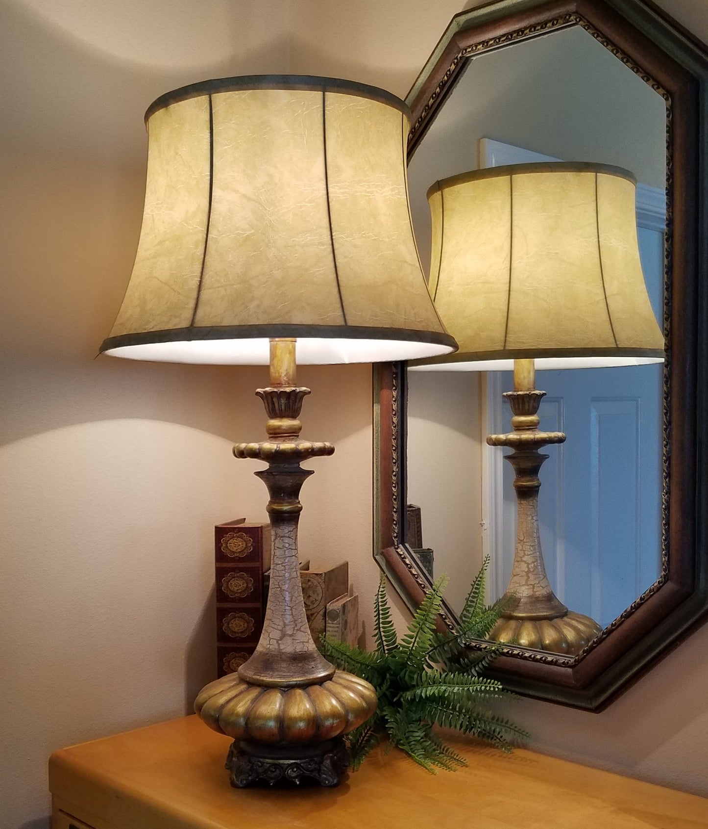Vintage Hand Painted Lamp